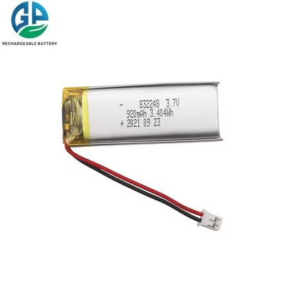 CB IEC62133 Утвержденный аккумуляторный пакет 832248 920mAh 3,7V KC Сертификат