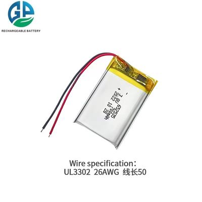 KC IEC62133 Высокое качество 3.8V 700mah 652535 Литий полимерный аккумулятор 500 раз