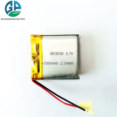 KC Li Полимерная батарея высокое качество оптом 803030 700mAh 800mAh 900mAh Липо литийная 3,7в перезаряжаемая батарея