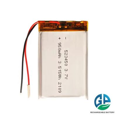 Высококачественный оптовый аккумулятор 523450 3.7v 950Mah KC Ли-ионный аккумулятор