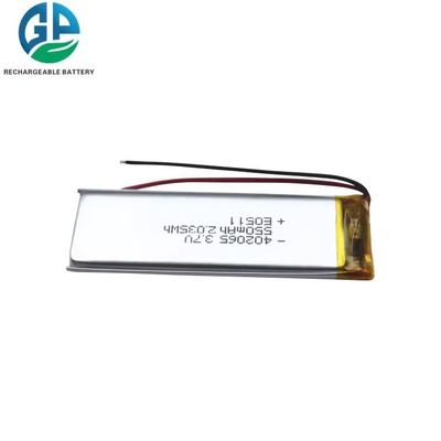 Аккумулятор с высоким уровнем разряда 550mAh 3.7V 30C Max60C KC 402065 550mah 3.7v Литий полимерный аккумулятор для электронного устройства