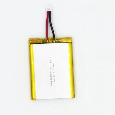 Высокоразрядная 3,7В литий-полимерная батарея 705070 3000mah высокомощная литий-батарея 30C Max60C перезаряжаемая