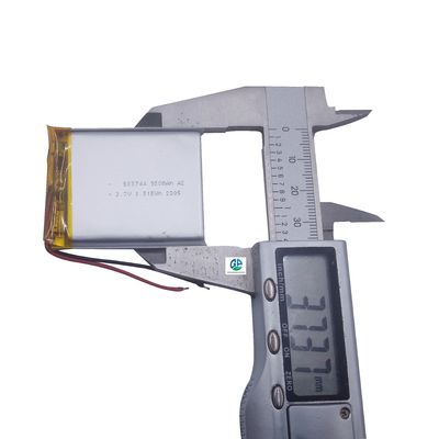Высокая емкость 950mAh 3.7V литий полимерный аккумулятор с 500-кратным циклом жизни для косметических устройств