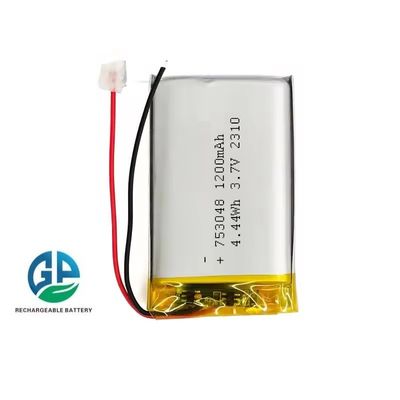 KC IEC62133 Утвержденный 3,7V 1200mAh Высокая скорость разряда 30C Max60C Литий-ионный полимерный аккумулятор