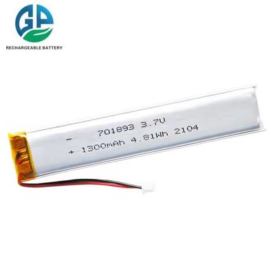 Батарея с высоким уровнем разряда полная емкость KC 701893 1300mAh 1050mAh 3.7V перезаряжаемая литийная батарея