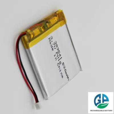 530mAh 3.7V литий-полимерный аккумулятор с 500-кратным циклом службы