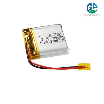 Батарея с высоким уровнем разряда полная емкость KC 3.7v 700mah перезаряжаемая литий-ионная батарея 803132 литийная батарея