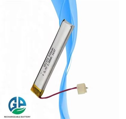 Ли полимер КК перезаряжаемая липо батарея 551370 Липо батарея 3.7в 500mAh батарея для светодиодного шкафа Lig
