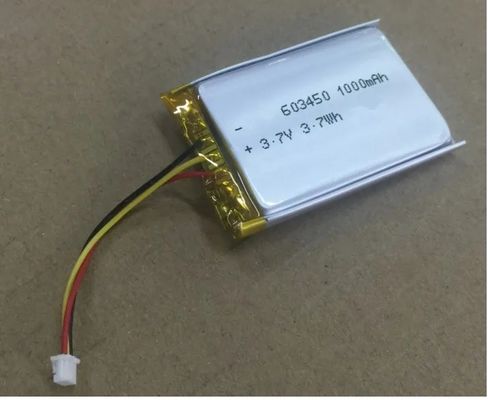 3.7V 1100mAh литий-полимерный аккумулятор с 500 циклами зарядки для косметических устройств