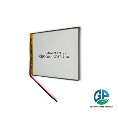 3.7V 500mAh литий-полимерный аккумуляторный блок с 500 циклами зарядки для косметических устройств