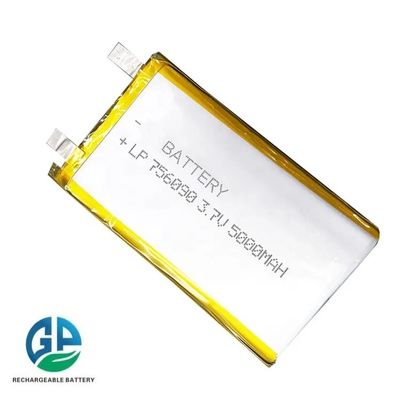 Аккумулятор с высоким уровнем разряда 30C KC UN38.3 Сертифицированный 3.7V 756090 3.7v 5000mah литий-ионный аккумулятор для цифровых продуктов