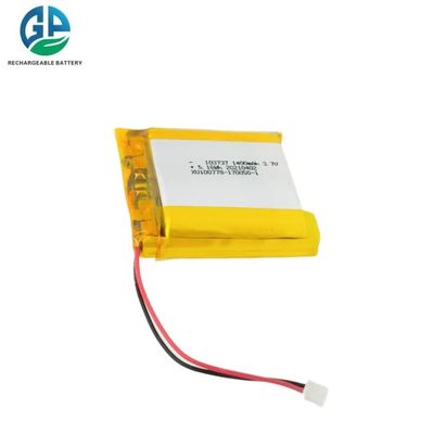 Высокоразрядная 30C Max60C Ли-ионные батареи 103737 3.7v 1400mah Перезаряжаемая литий-ионная ли-полимерная батарея