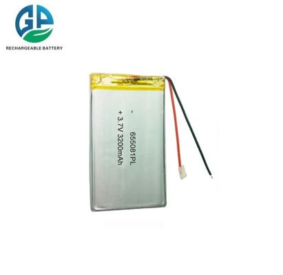 Перезаряжаемая литий-полимерная батарея 655081 3.7V 3200mAh KC IEC62133 Утверждена для дронов