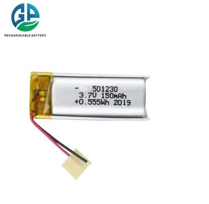 KC одобрен 150mAh 501230 Литий полимерная батарея перезаряжаемая LiPo батарея с проводами PCB