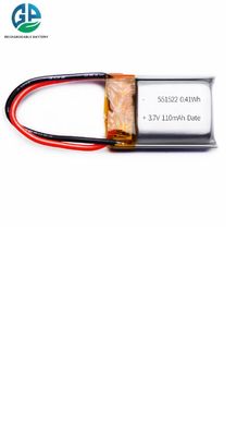 Литий металл полимерные батареи 3.7v 110mah KC высокое качество горячая продажа низкая цена перезаряжаемый 551522 3.7V 110mah