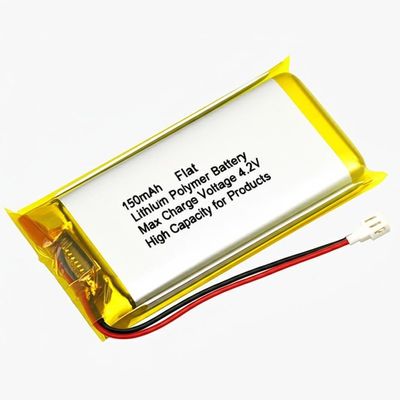 KC одобрил 3.7V 150mAh Ли-полимерный аккумулятор перезаряжаемый аккумулятор с проводами PCB
