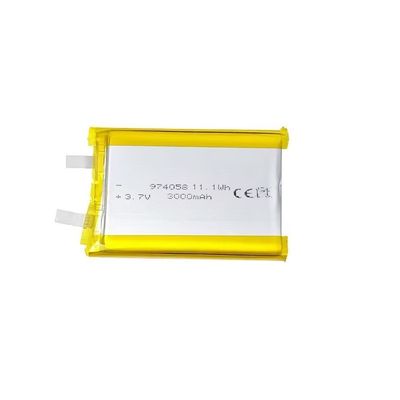 Высокая скорость разряда 30C 3.7V 3000mAh KC сертифицированная Lipo батарея для дронов и косметических устройств