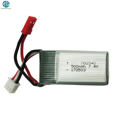 KC одобрил 7.4V 500mAh Lipo Battery Lithium Polymer Rechargeable Battery для косметических устройств