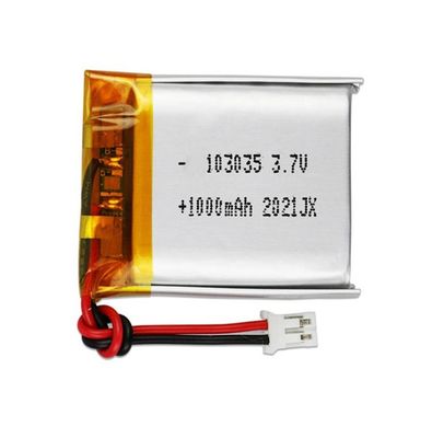 Сертификат KC CE 3.7V 1000mAh Литий-полимерный аккумулятор с 500-кратным циклом службы перезаряжаемый липоаккумулятор
