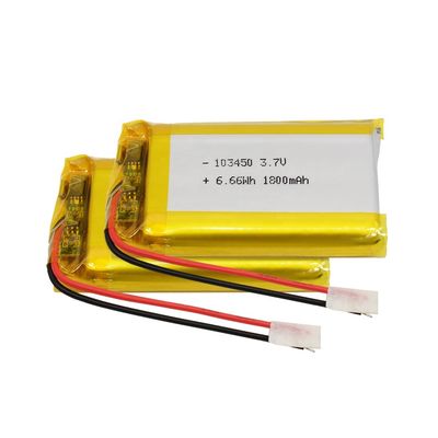 3.7V 1800mAh IEC62133 UN38.3 Утвержденная литий-полимерная липо аккумуляторная батарея