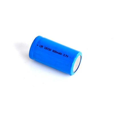 18350 перезаряжаемые батарея проблескового света батареи лития 3.7V 900mAh