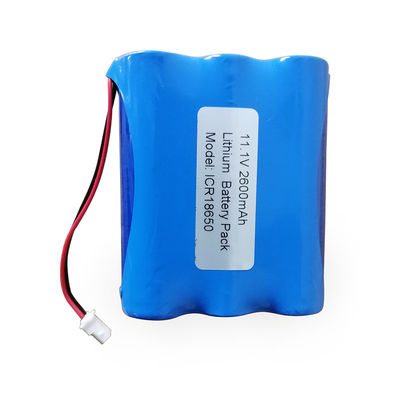 Клетка 2600mah лития пакета 11.1V Icr18650 UN38.3 3S1P 12V 18650