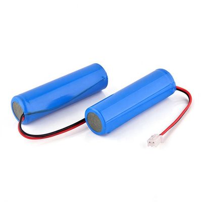 Пакет литий-ионного аккумулятора 2600mah 3,7 v UL Icr 18650 KC с соединителем JST