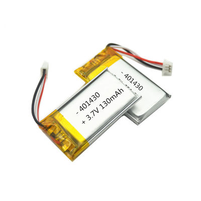 401430 3,7V 130mAh Литий полимерный аккумулятор с 500-кратным циклом службы