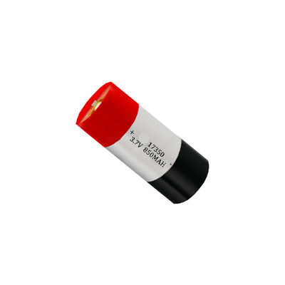 Перезаряжаемая липоаккумуляторная батарея 3.7V 850mAh Литий полимер 17350