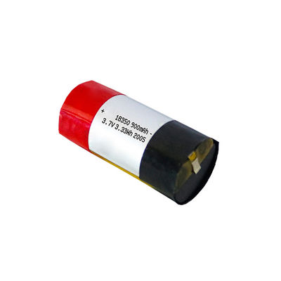 MSDS 900mAh 3,7 v 18350 клетка иона лития батареи 10c цилиндрическая