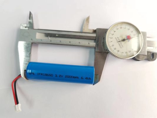 фосфорнокислое железо лития батареи 3.2V 2000mAh LFP 18650 для света СИД