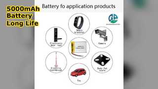 Долгий срок службы литий-полимерной батареи 5000 мАч 3,7 В