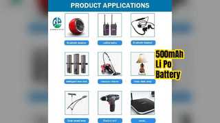 Литий-полимерный аккумулятор 3,7 В, 500 мАч KC CE